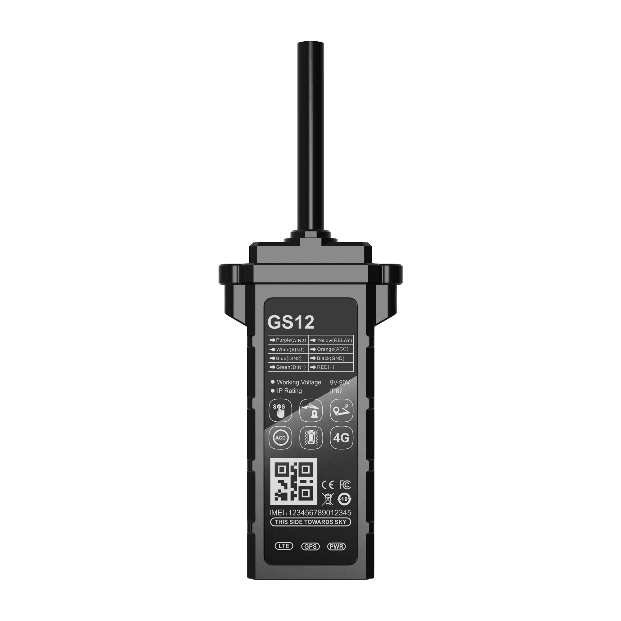 GS12 4G Waterproof Tracker